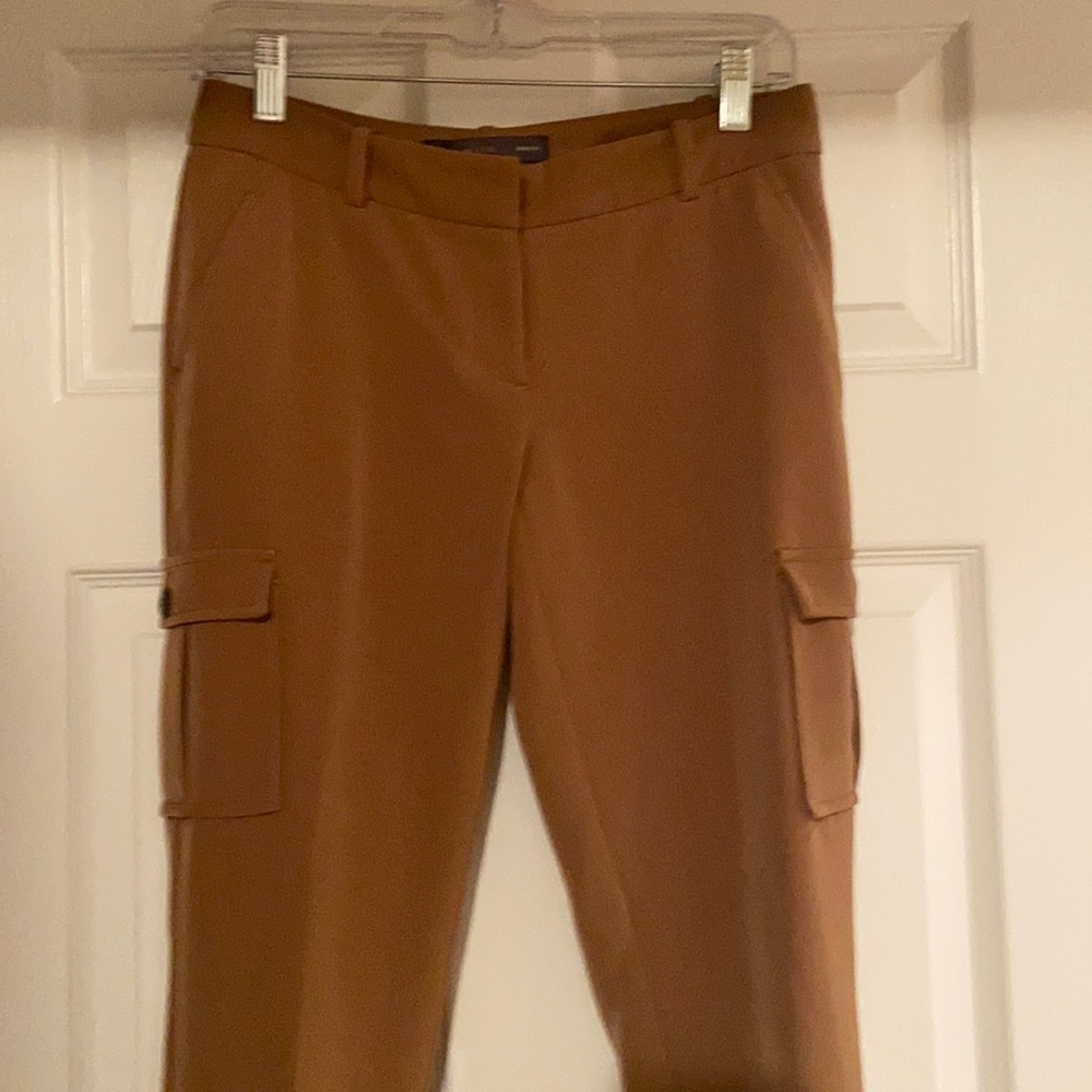Caramel Capri Cargo Slacks